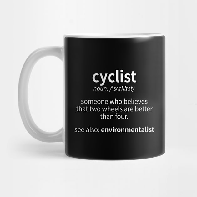 Dictionary Definitions Cyclist by blacklines